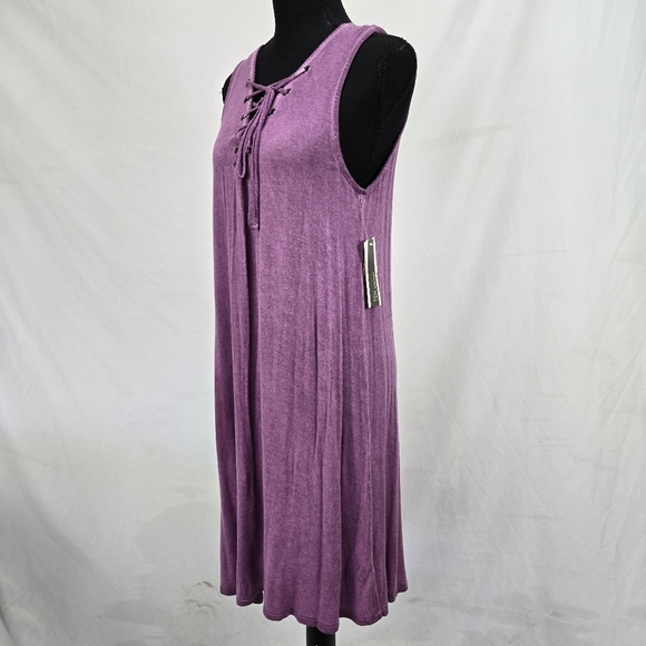 TBH To Be Honest Sleevless Mini Dress Purple Size MEDIUM - Picture 4 of 9